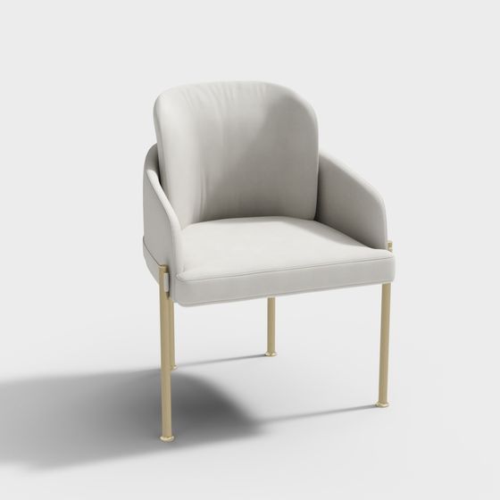 Elegant Sofa Chair 3D model