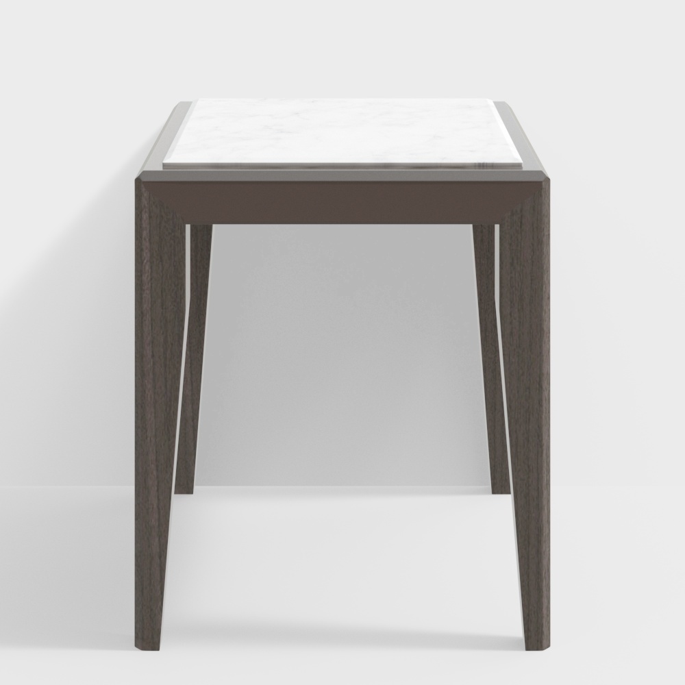 Red Square Seal - Minimalist - Corner Table - ZJ-018J