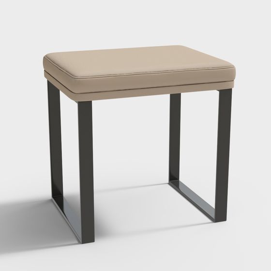 In Dấu Vuông Đỏ - Chủ nghĩa tối giản phương Đông - Ghế trang điểm - Ghế trang điểm số 2