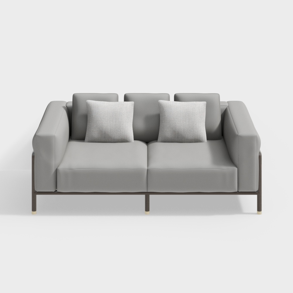 Dấu đỏ - Tối giản phương Đông - Sofa 2 chỗ - S2231