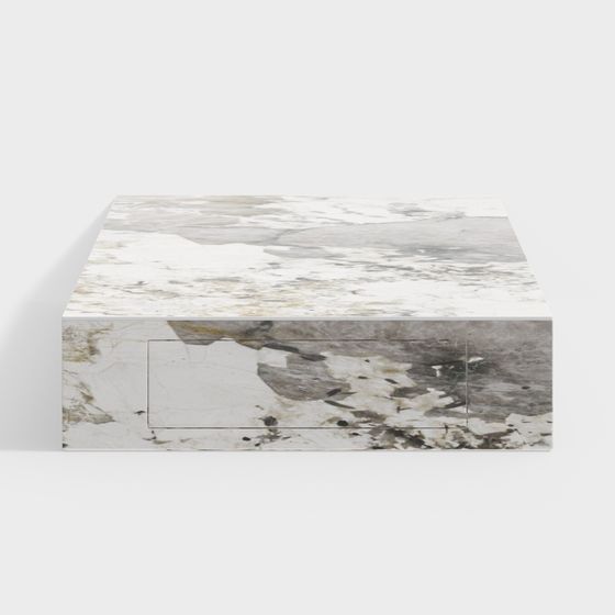 Elegant Marble Coffee Table 3D model