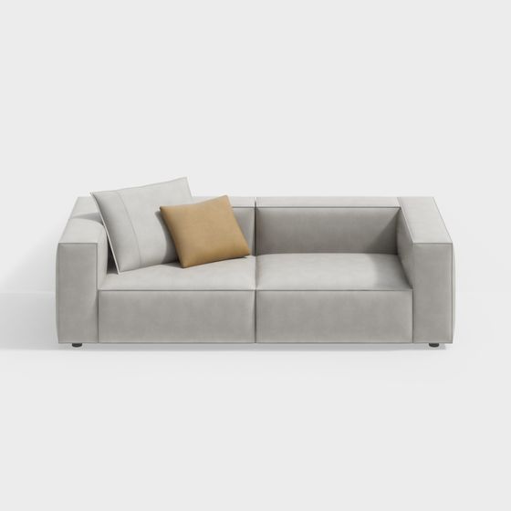 Urban Comfort Sofa 3D model for Modern Spaces