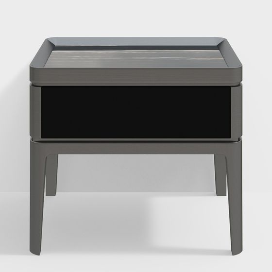 Stylish Minimalist Side Table 3D model for Elegant Spaces