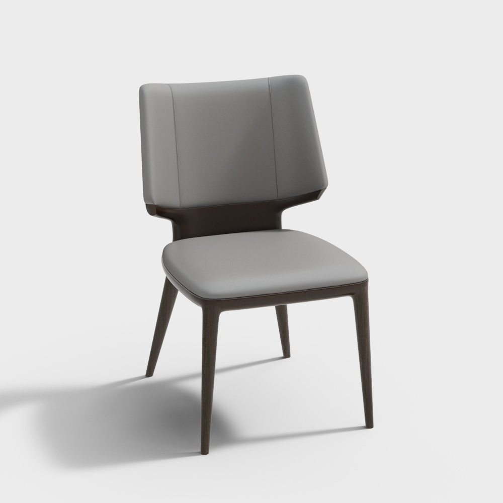 Red Square Seal - Oriental Minimalism - Dining Chair - ZY-170