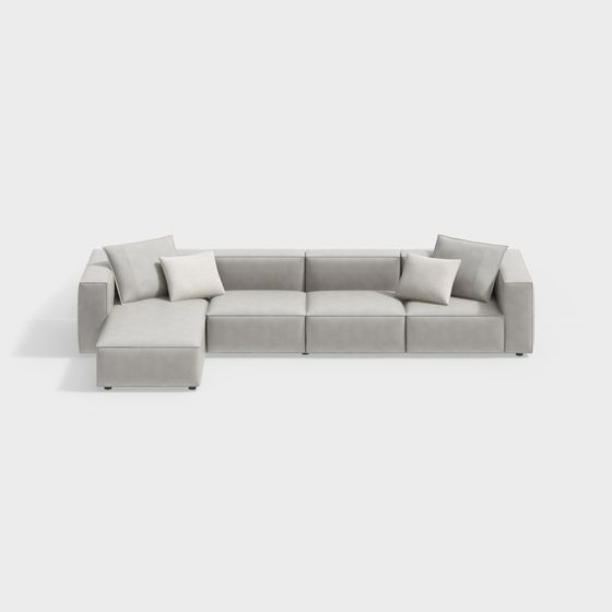 Urban Comfort Sofa 3D model