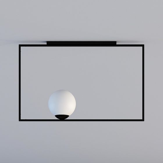 Minimalist Ceiling Light 3D model