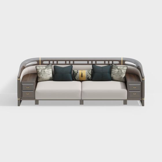 Urban Elegance Sofa 3D model for Modern Spaces