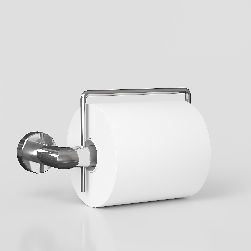Minimalist Bathroom Tissue Holder 3D model