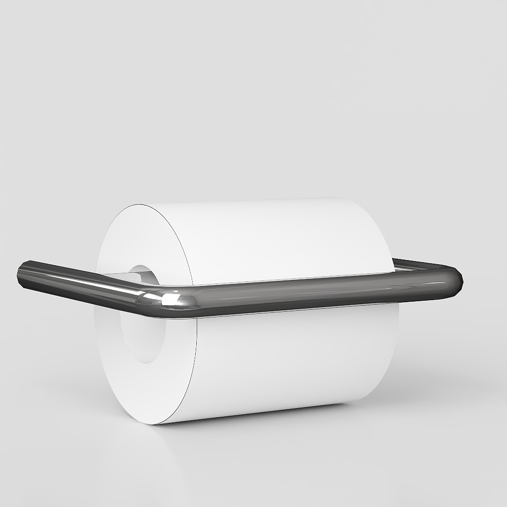 Minimalist Toilet Paper Holder 3D model