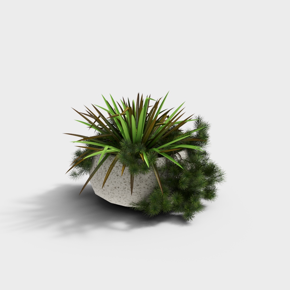 Ornements de plantes vertes 43