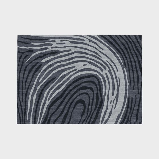 Abstract Swirl Rug 3D Model