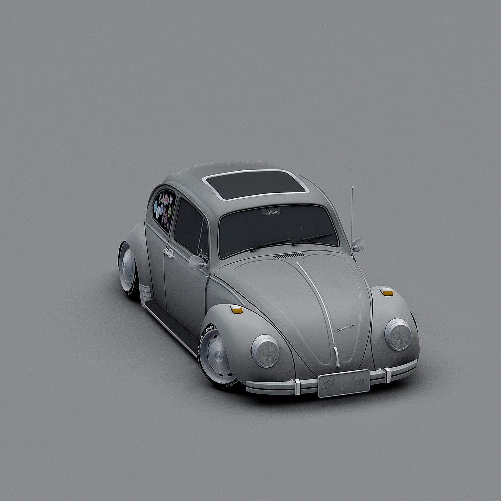 Classic Beetle 3D model - Vintage Meets Modern