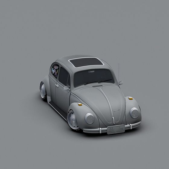 Classic Beetle 3D model - Vintage Meets Modern