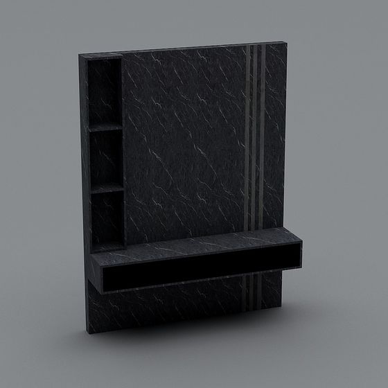 Urban Corner Bookshelf 3D model