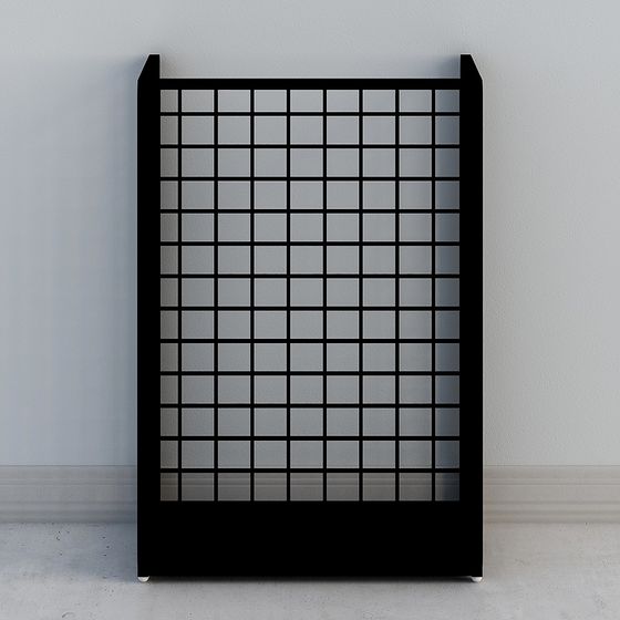 Elegant Geometric Screen 3D model for Modern Spaces