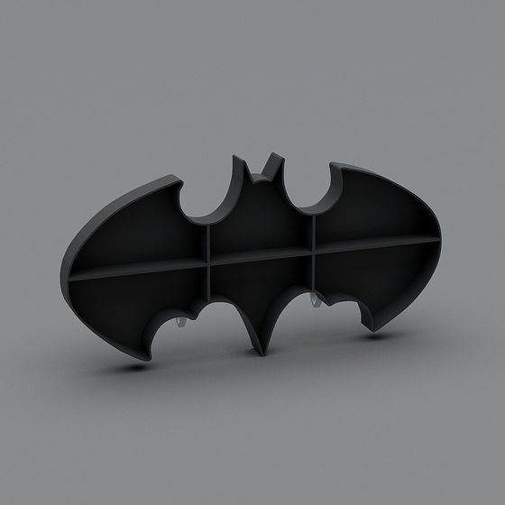 Batman Bookshelf 3D model