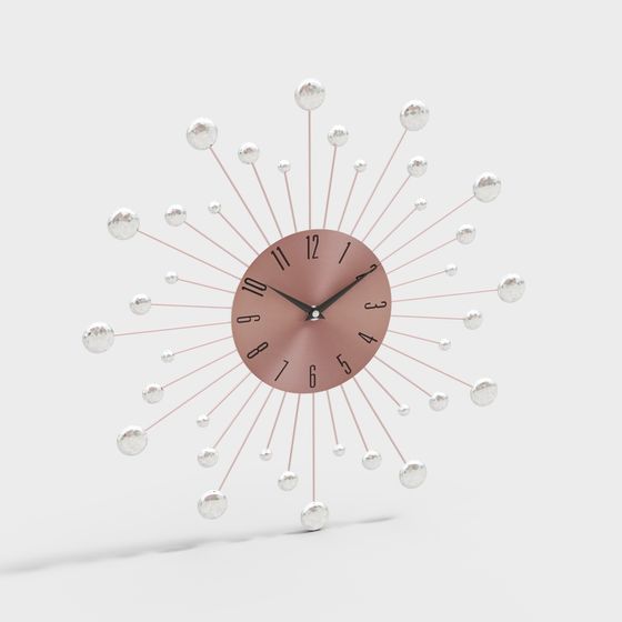 Horloge+murale+en+métal+85517+15"D