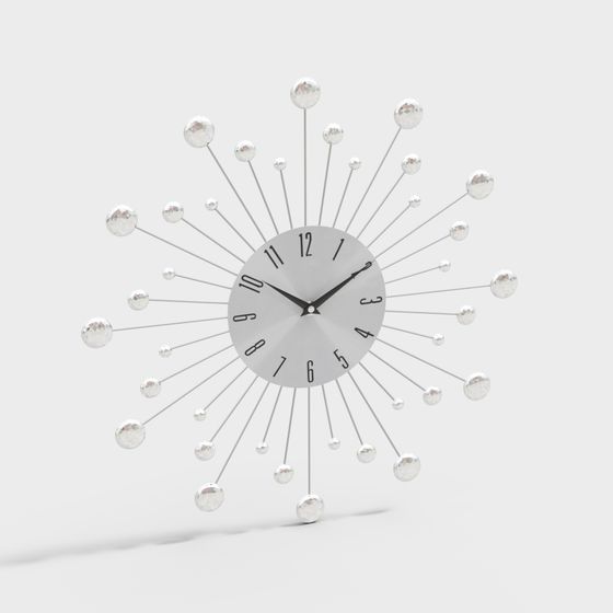 85516 MTL HORLOGE MURALE 15"D