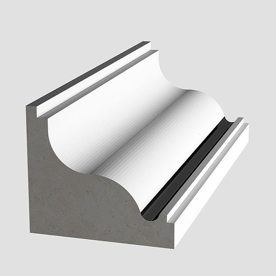 Decorative Lines Model in Gray