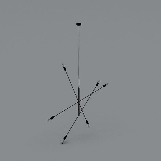 Geometric Minimalist Pendant Light 3D model