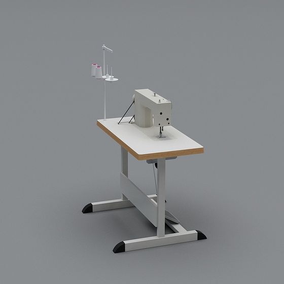 Realistic 3D Sewing Machine Model for Creative Projects