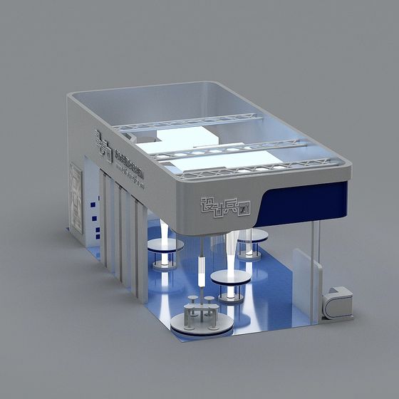Futuristic Exhibition Center 3D model