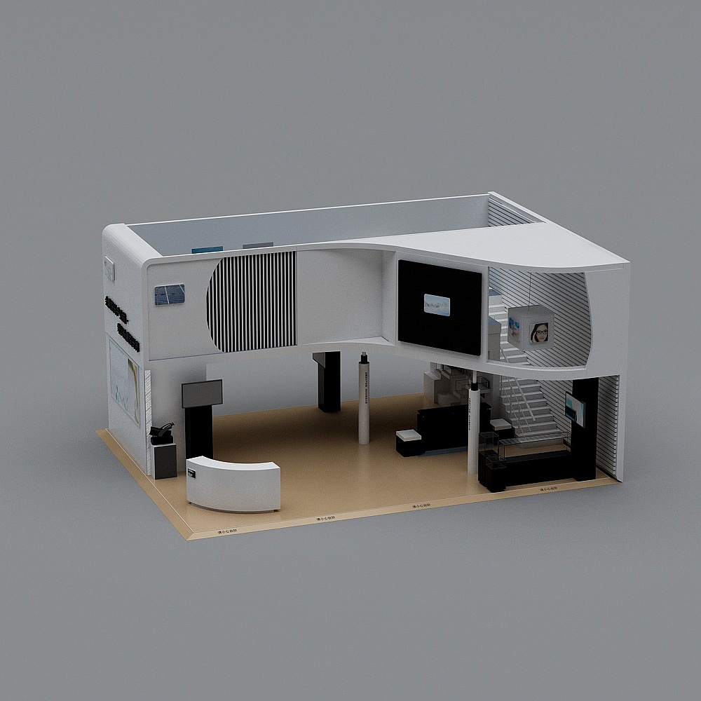 Futuristic Low-Polygon 3D Model Design