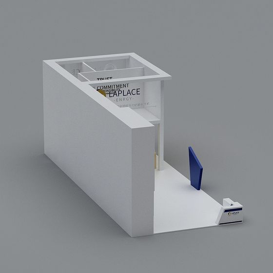 Laplace Exhibition Stand 3D model