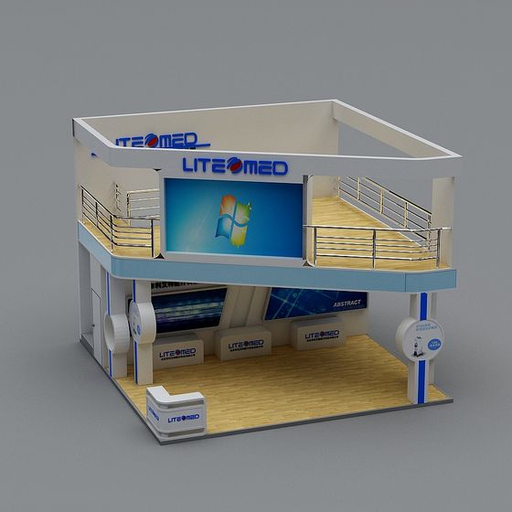 Liteomed Exhibition Booth 3D model