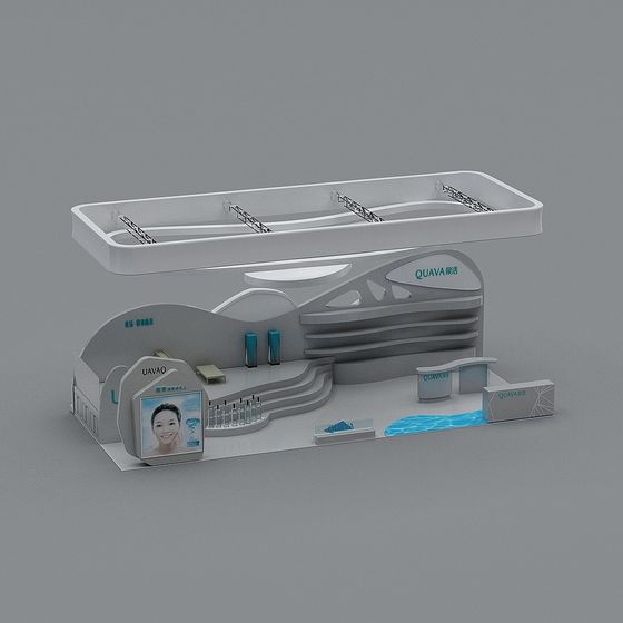 Low Poly Futuristic 3D Model Design