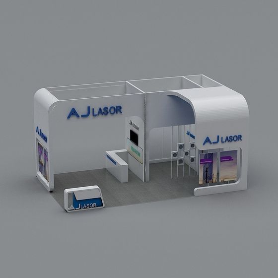 AJ Lasor Exhibition Booth 3D model