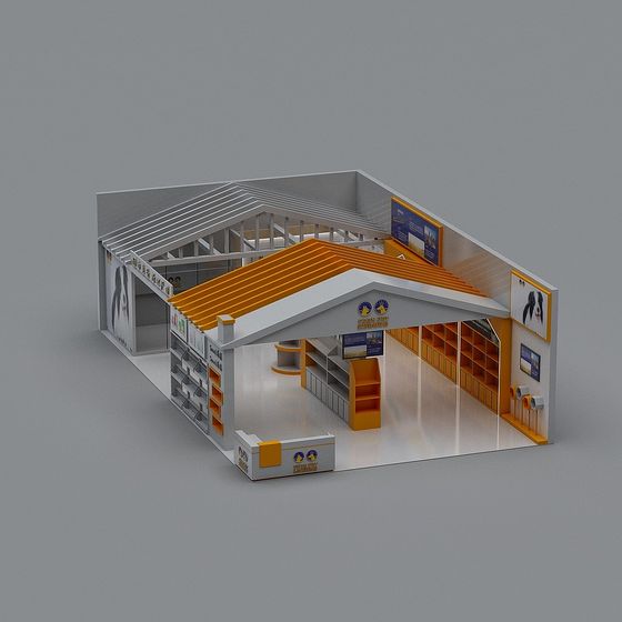 Exhibition Booth 3D model