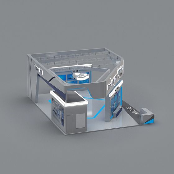 Future Tech Booth 3D model