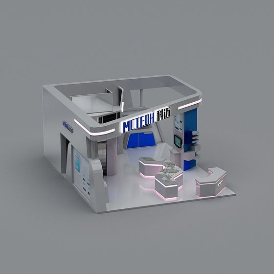 MCTECH Exhibition Booth 3D model