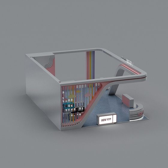 Futuristic Window 3D Model