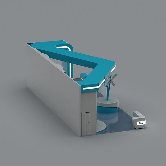 Futuristic Bathroom Low Poly 3D model for Creative Projects