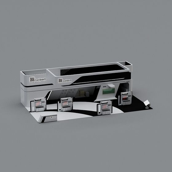Futuristic Exhibition Platform 3D model