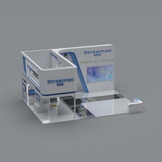 Streamax Innovative Exhibit Model 3D model