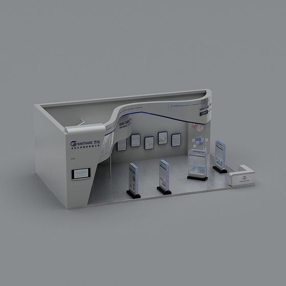 Exhibition Booth 3D model