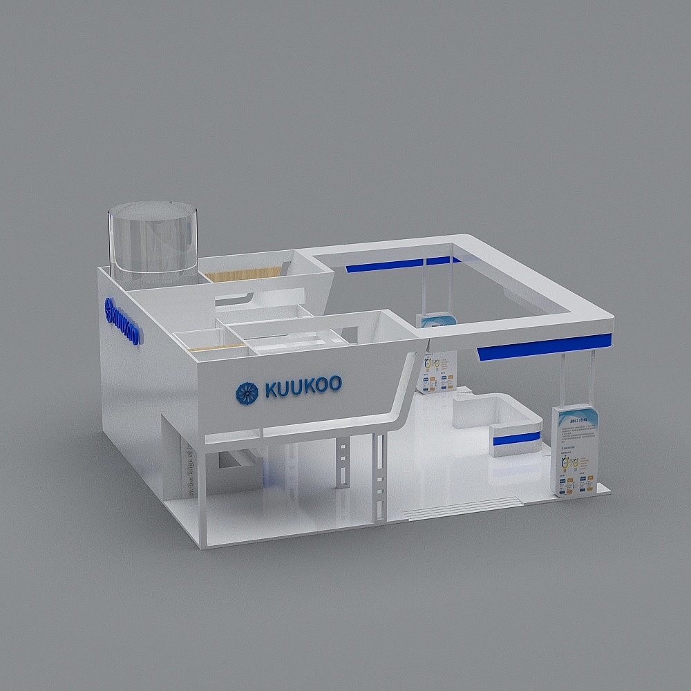 Kuukoo Trade Show Booth 3D model