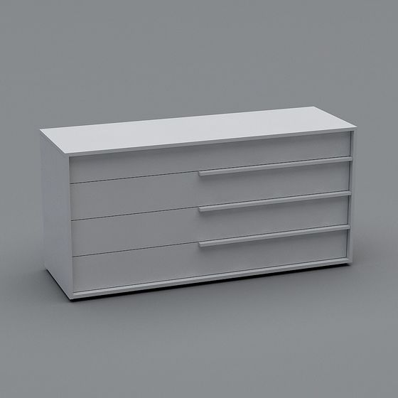 City Window Nightstand 3D model