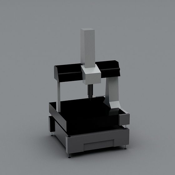 Futuristic Low-Polygon Geometric 3D Model