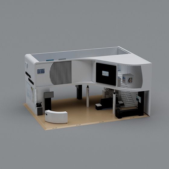 Low Polygon Modern 3D Model for Creative Projects