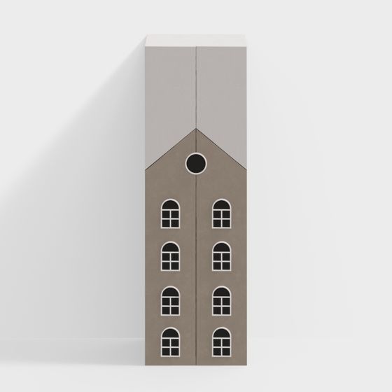 Serene Low-Polygon Architectural 3D Model