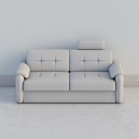 Modern Minimalist 3D Sofa Model