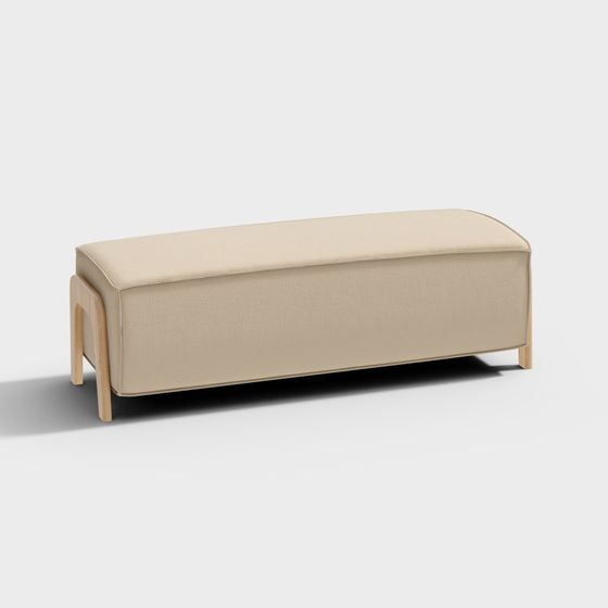 Urban Bench 3D model for Modern Interiors