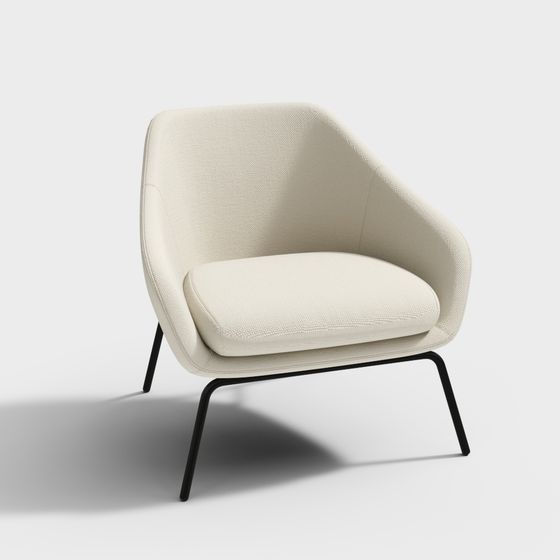 Cozy Lounge Chair 3D model