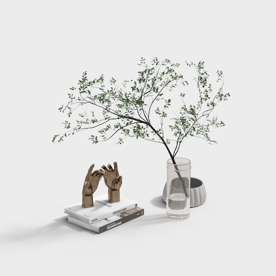 Nature and Tranquility Low-Poly Plant 3D model for Modern Spaces