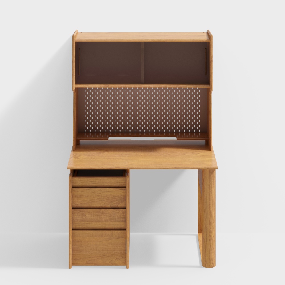 Van house furniture - eaves desk - 1100 drawer model - cherry wood