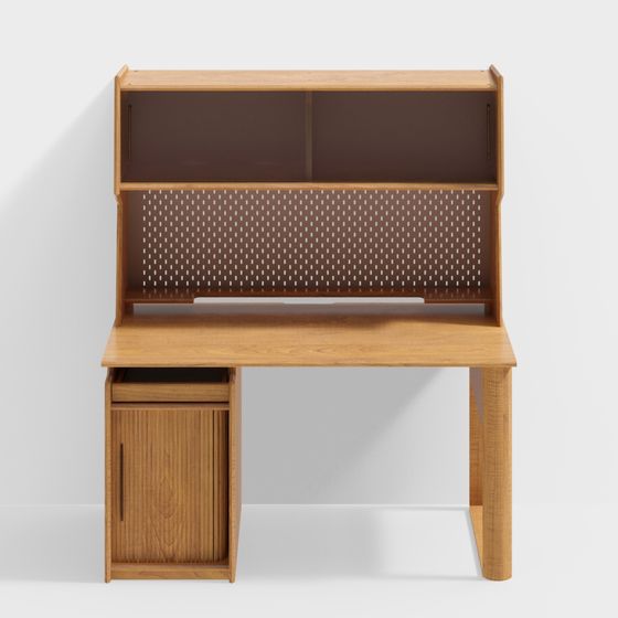 Urban Workspace Desk 3D model for Modern Offices